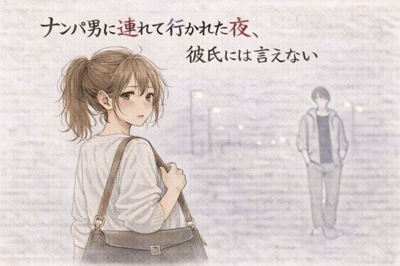 【エロ漫画フル】d_752109 | ナンパ男に連れて行かれた夜、彼氏には言えない ―断れなかった― | 夜の灯る部屋